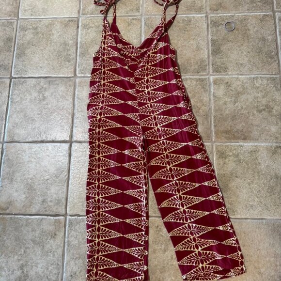 Noa Noa Jumpsuit with Hand batiked aloha print - Picture 2 of 3